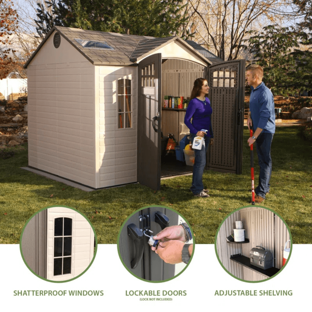 Lifetime Outdoor Storage Shed 3.05m x 2.44m