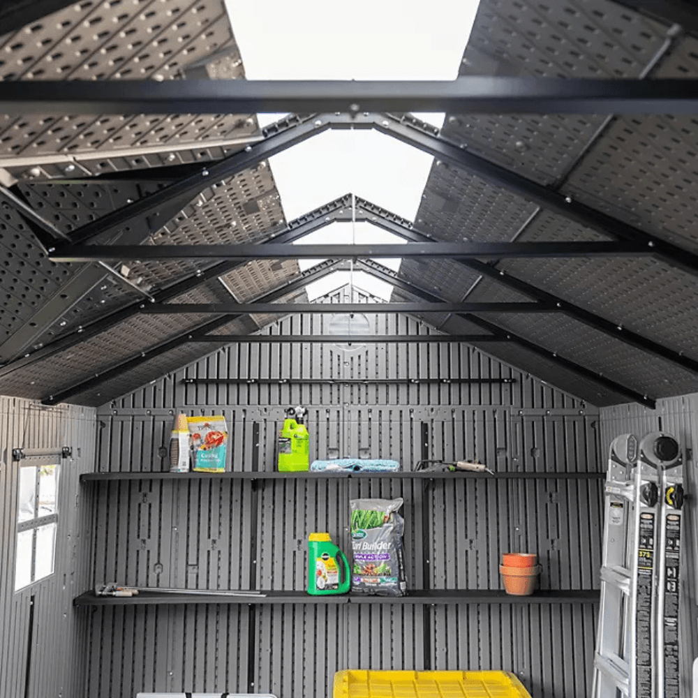 Lifetime Outdoor Storage Shed Dual Entry Gray 4.57m x 2.44m