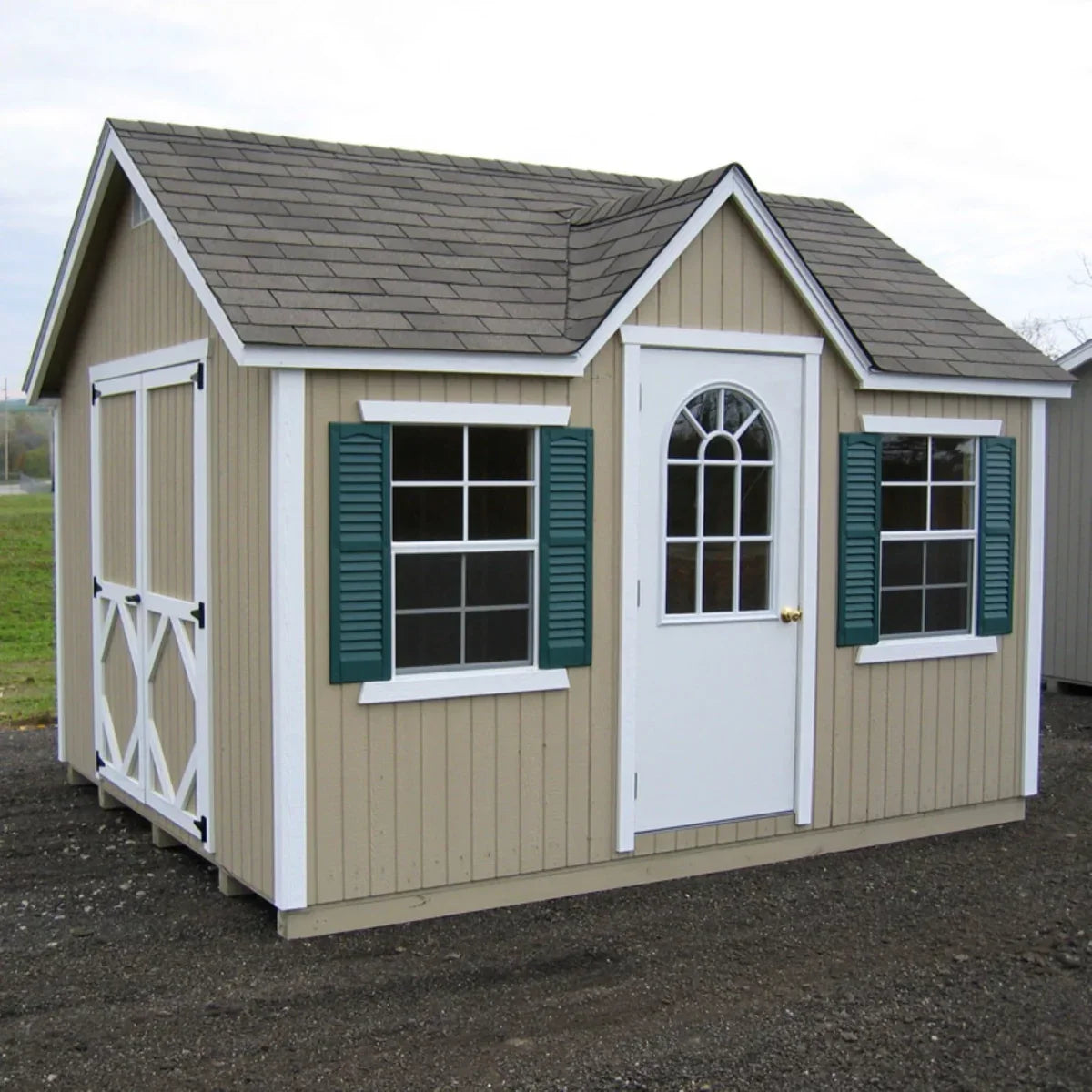 Little Cottage Classic Wood Panelized Storage Shed 3.7m x 3m
