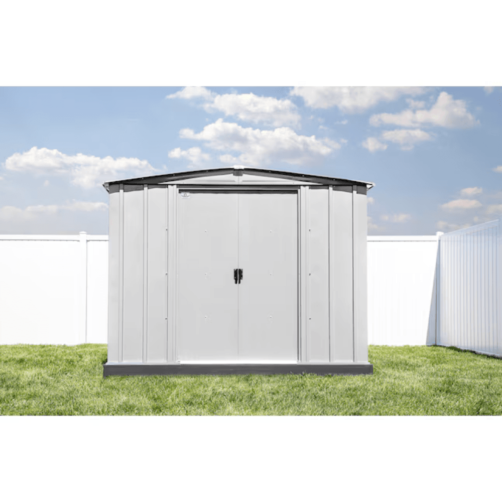 Newport 2.4m x 1.8m Galvanized Metal Shed