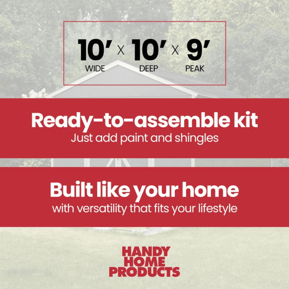 Rookwood Wood Storage Shed With Floor 3.05m x 3.05m