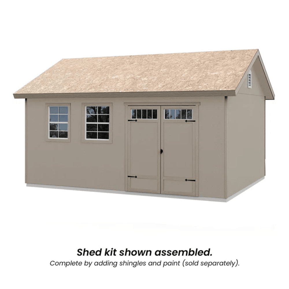 Scarsdale Wood Storage Shed 3.7m x 4.9m