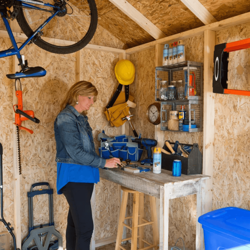 Scarsdale Wood Storage Shed 3.7m x 4.9m