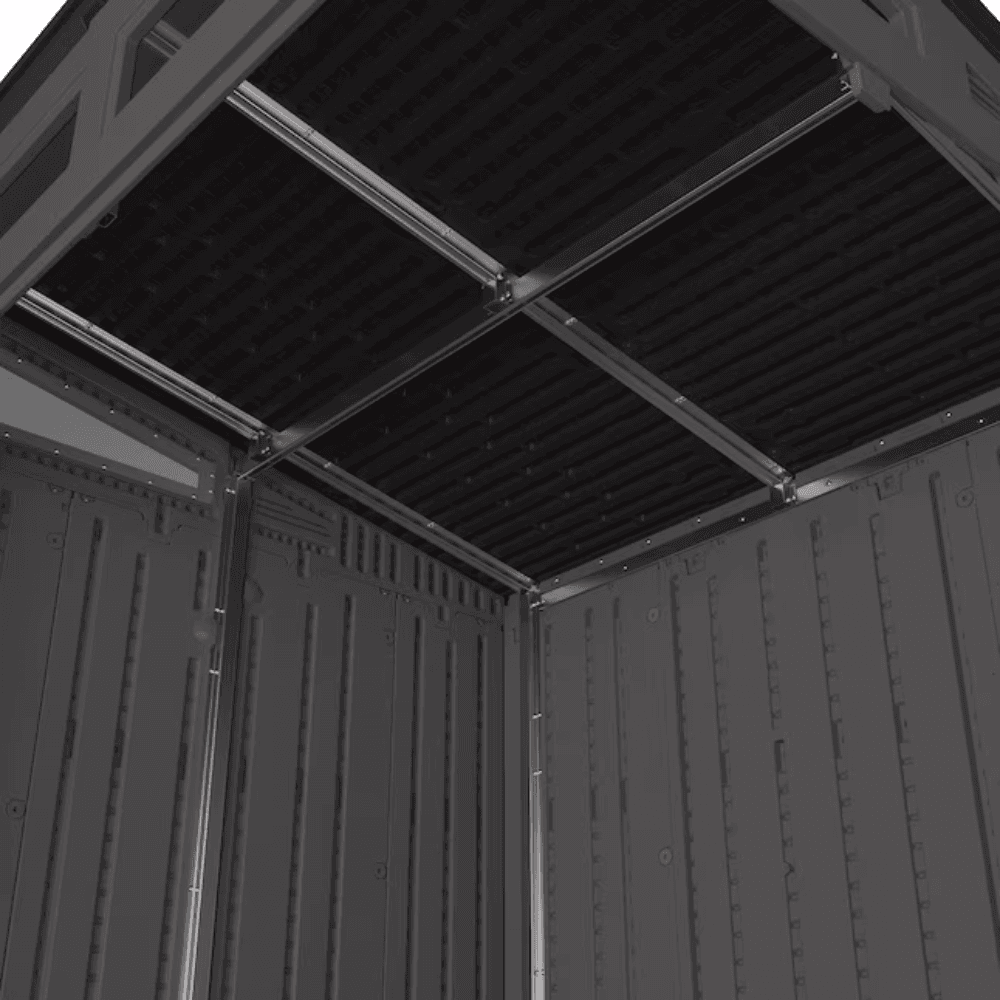 Suncast Modernist BMS6583T Resin Storage Shed 1.9m x 1.7m Gray