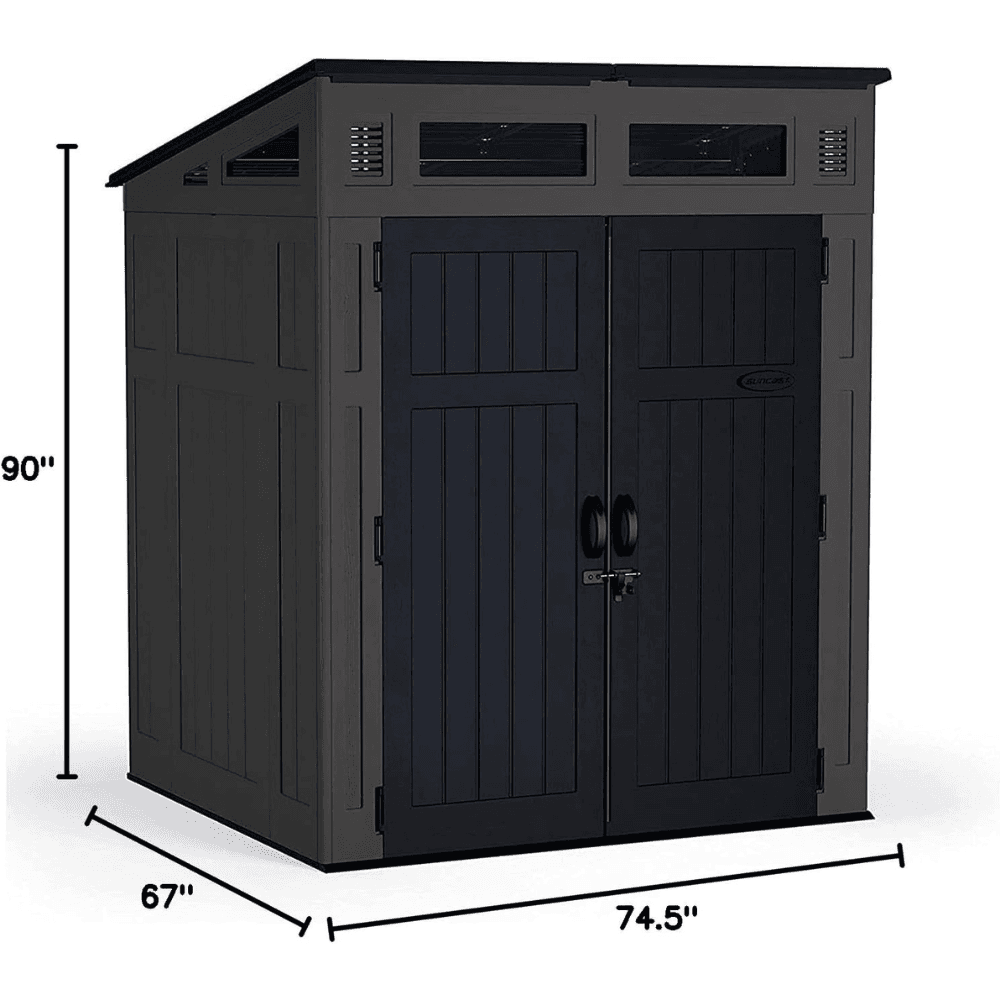 Suncast Modernist Resin Storage Shed 1.89m x 1.73m