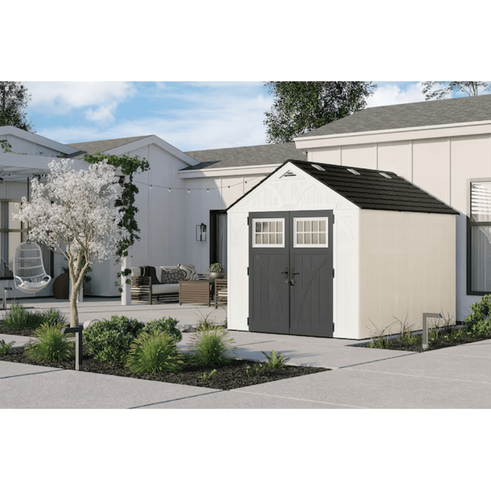Suncast Tremont 2.4m x 3m Resin Storage Shed With Floor