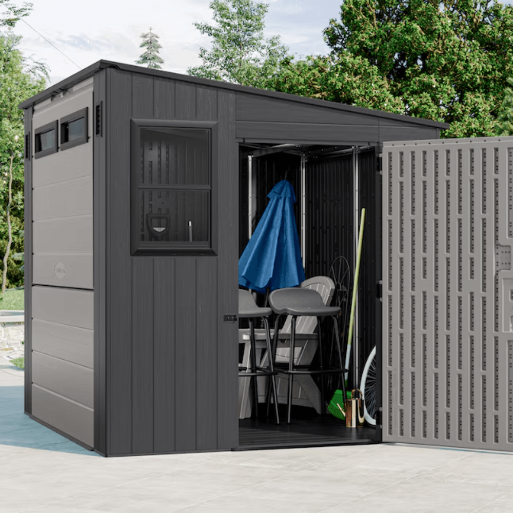 Suncast Cabana Entertainment Resin Storage Shed 2.44m x 2.13m