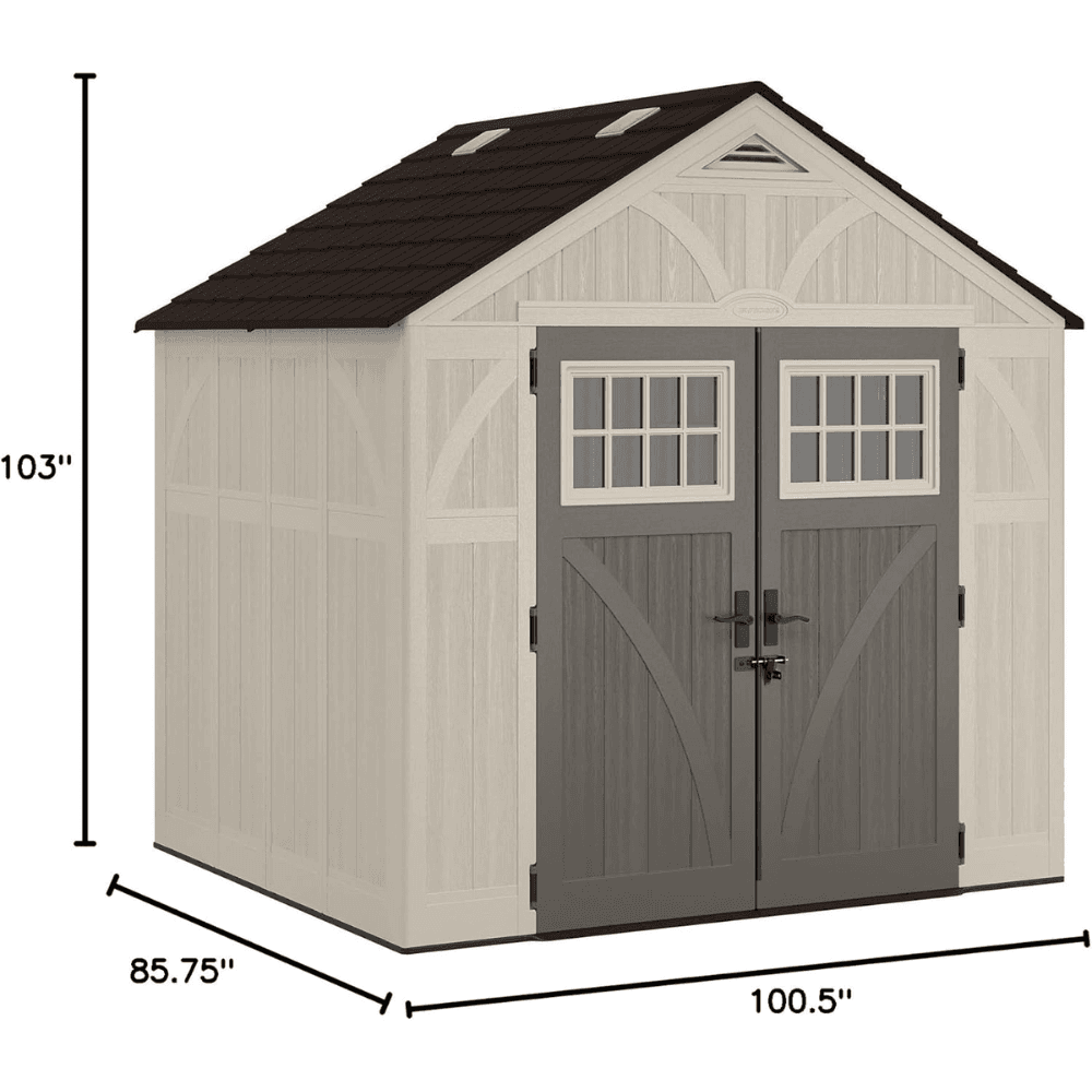 Suncast Tremont Outdoor Storage Shed 2.4m x 2.1m