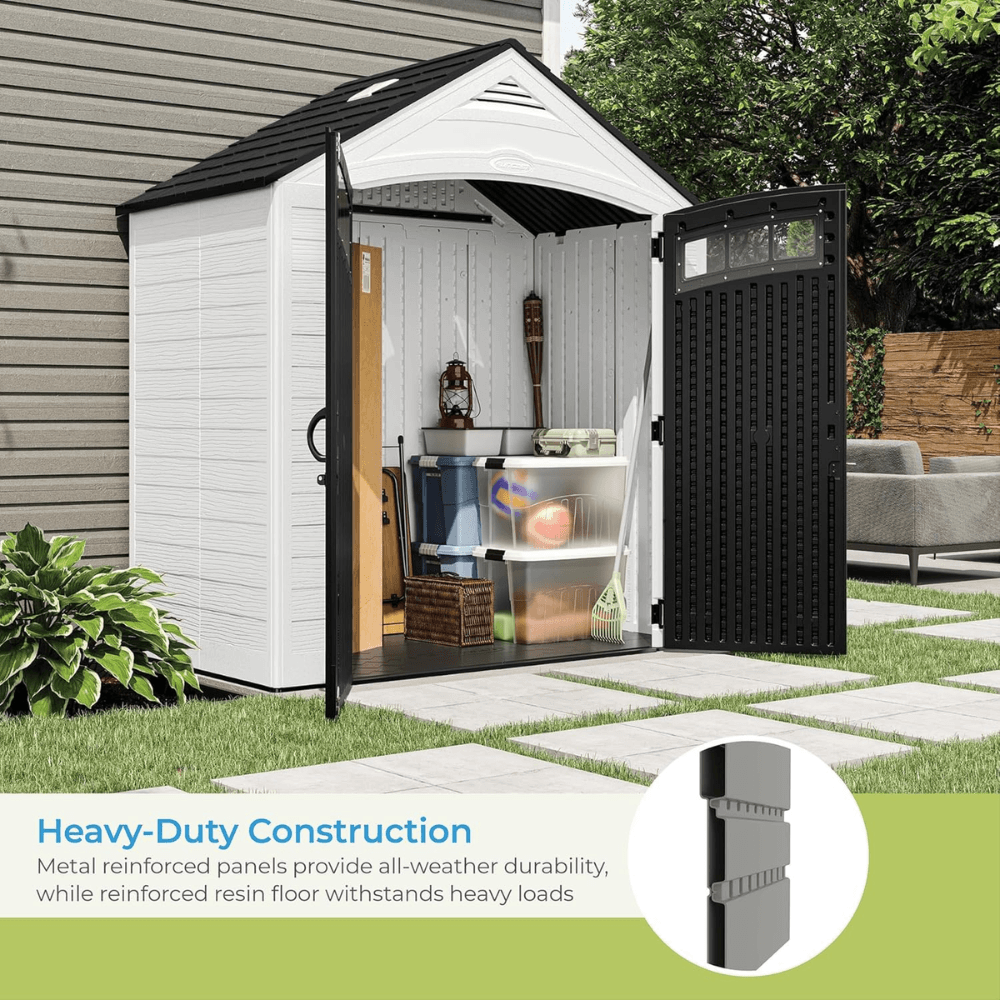 Suncast Vista Resin Storage Shed 2.24m x 1.24m