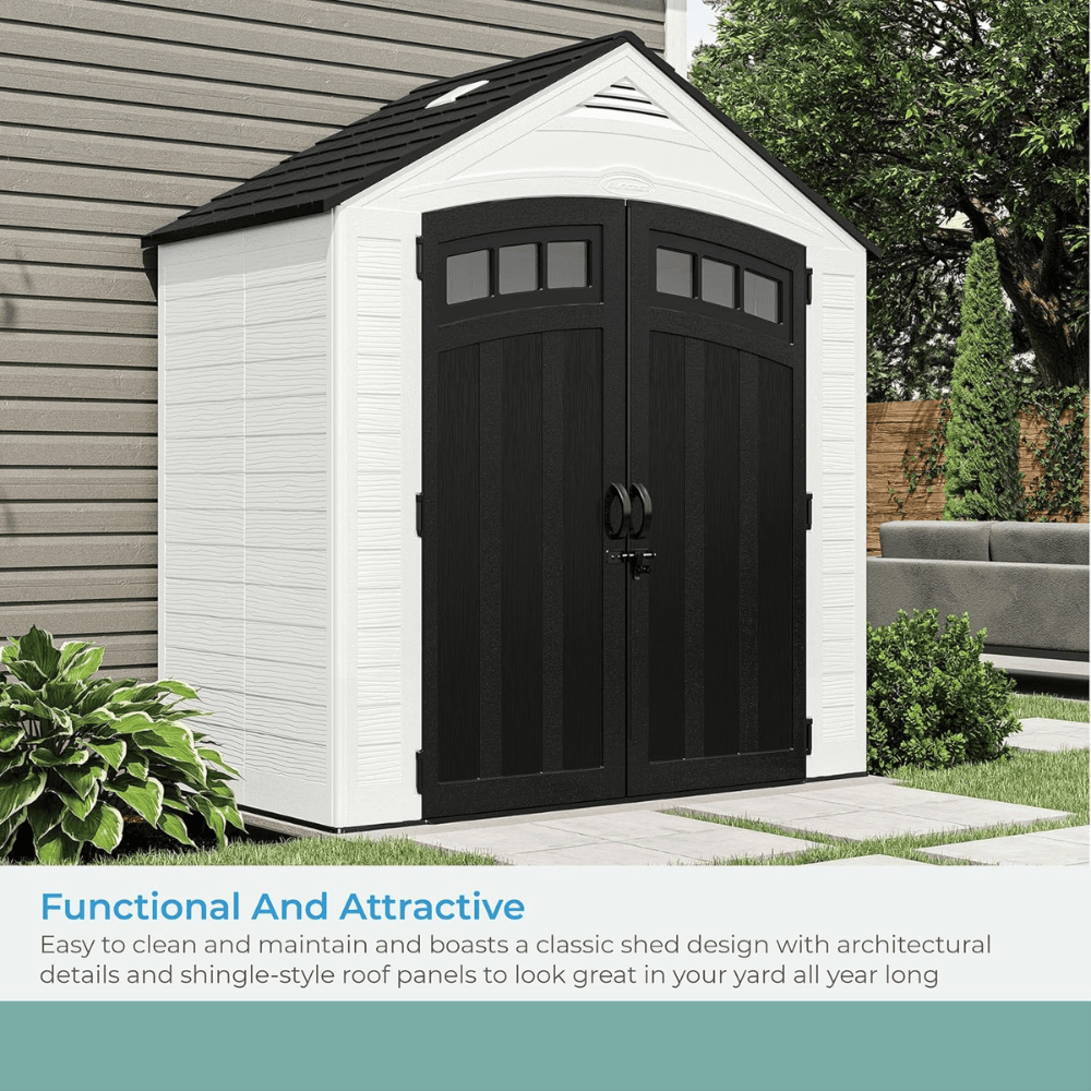 Suncast Vista Resin Storage Shed 2.24m x 1.24m