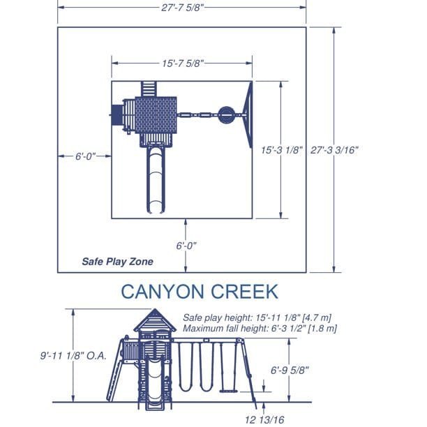Backyard Discovery Canyon Creek Swing Set