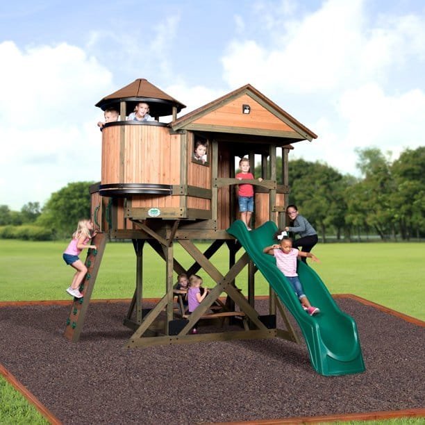 Backyard Discovery Eagles Nest Wooden Playhouse