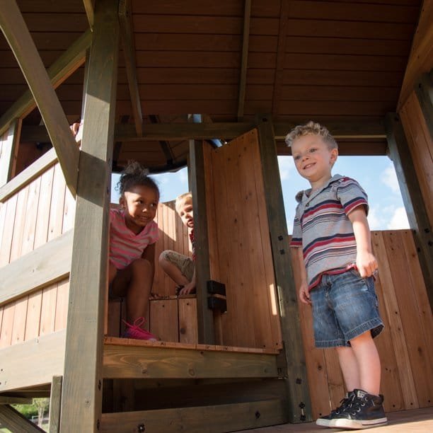Backyard Discovery Eagles Nest Wooden Playhouse