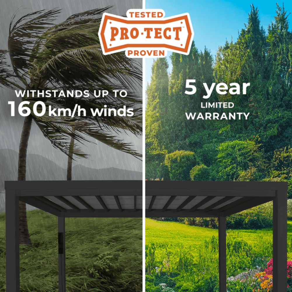 Backyard Discovery Trenton 4.9x3.7m Steel Pergola