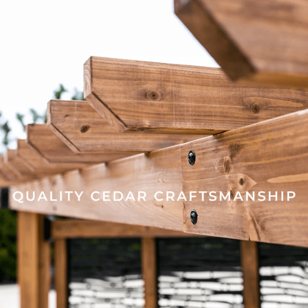 Backyard Discovery Verona Cedar Cabana Pergola 3.91m x 2.92m
