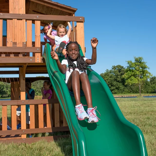 Backyard Discovery Woodridge Elite Wooden Swing Set