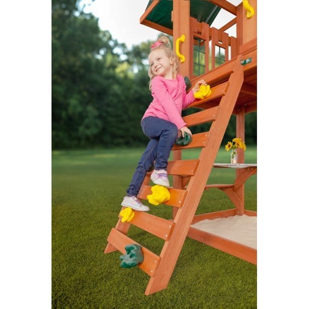Creative Cedar Designs Cedar Cottage Wooden Swing Set 4.1m x 3.5m