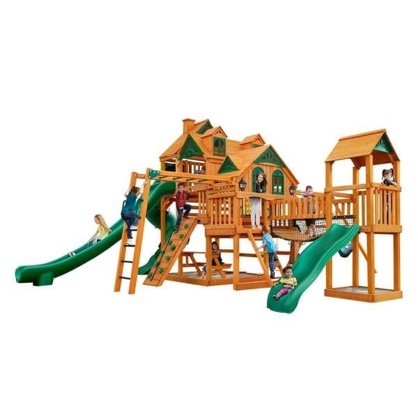 Gorilla Playsets Empire Extreme Wooden Swing Set 11.9m