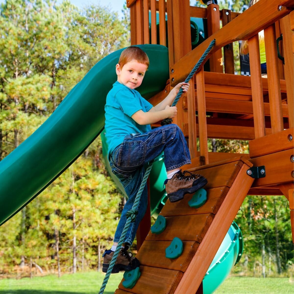 Gorilla Playsets Empire Extreme Wooden Swing Set 11.9m