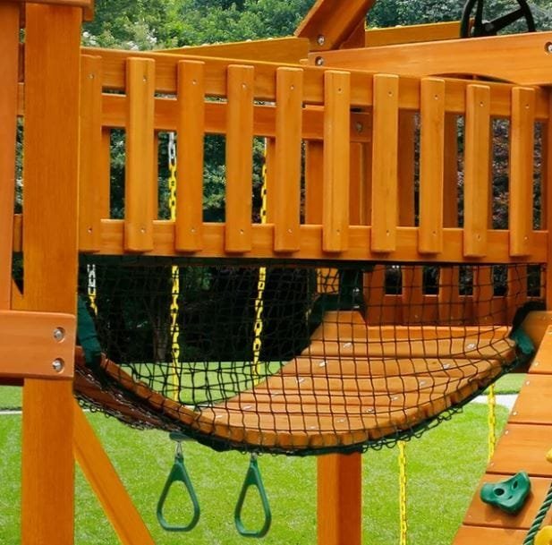 Gorilla Playsets Mountaineer Treehouse Wooden Swing Set