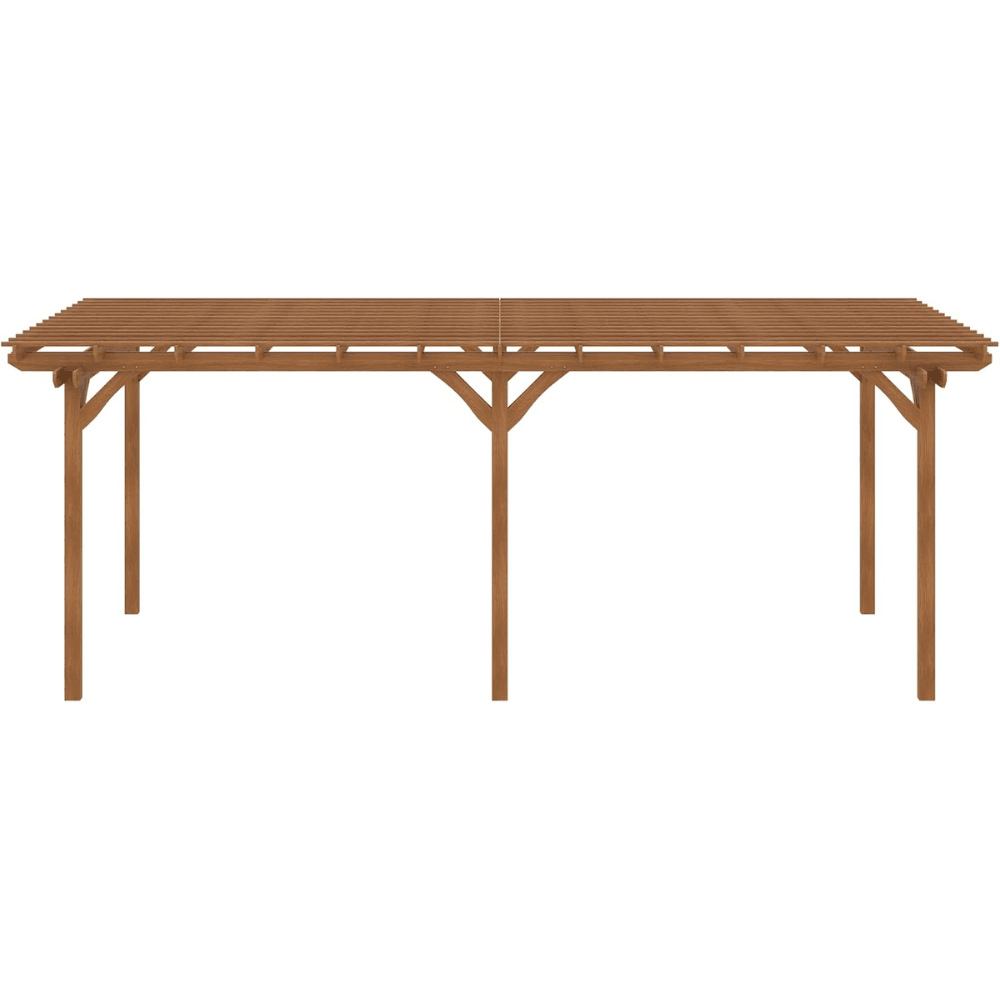Outsunny DIY Deck Outdoor Wood Pergola 3.66m x 6.1m