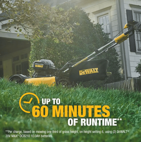 Cordless Self Propelled Lawn Mower Combo Kit 54.6cm