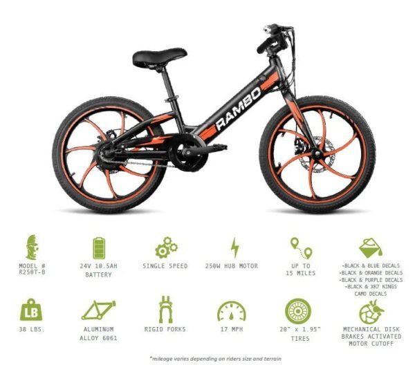 Rambo Kids 20 Trailbreaker 250W 24V Electric Bike