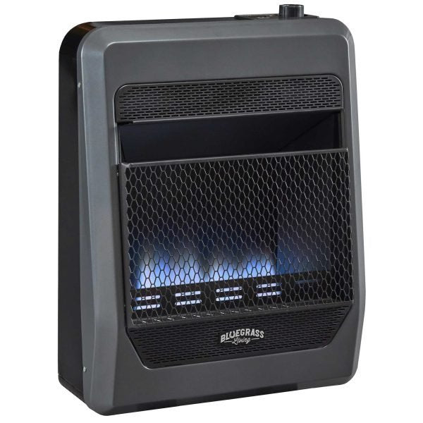 Bluegrass Living B20TNB-BB Vent Free Blue Flame Natural Gas Space Heater 8.6kg