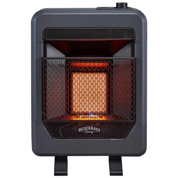 Bluegrass Living B10TNIR-B Natural Gas Space Heater 40.1cm x 17.4cm