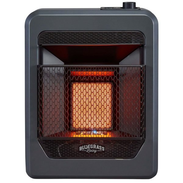 Bluegrass Living B10TNIR-B Natural Gas Space Heater 40.1cm x 17.4cm