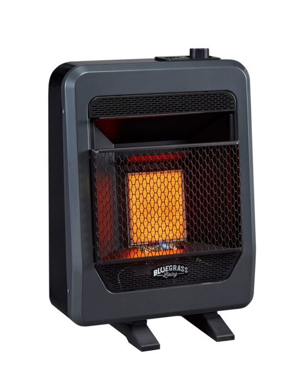Bluegrass Living B10TNIR-B Natural Gas Space Heater 40.1cm x 17.4cm
