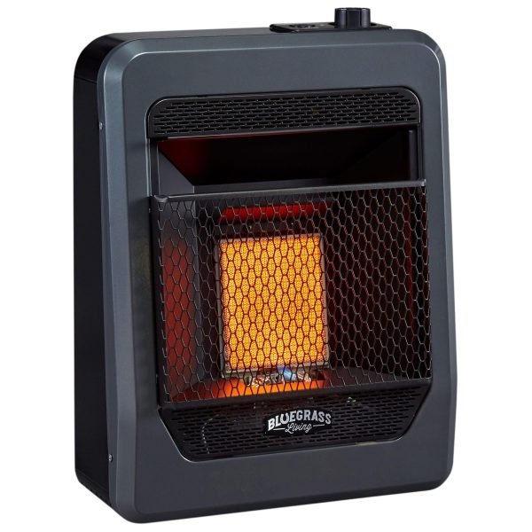 Bluegrass Living B10TNIR-B Natural Gas Space Heater 40.1cm x 17.4cm