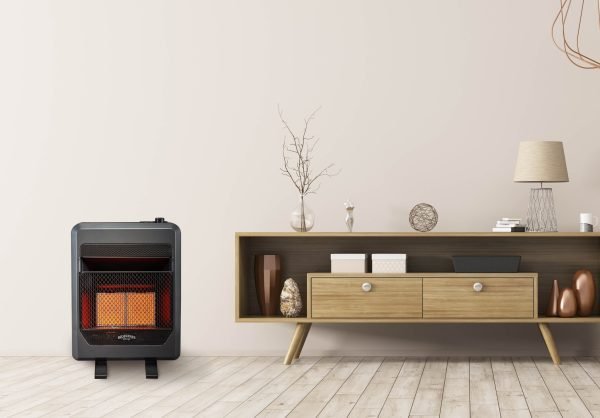 Bluegrass Living B20TNIR-BB Natural Gas Vent Free Space Heater 20000 BTU