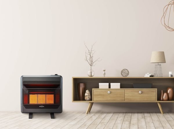 Bluegrass Living B30TNIR-BB Vent Free Gas Space Heater 64.8cm x 21.6cm