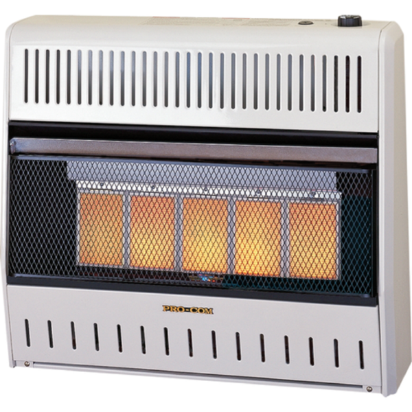 ProCom MD5TPA-R Dual Fuel Ventless Infrared Heater 30,000 BTU 12.5kg