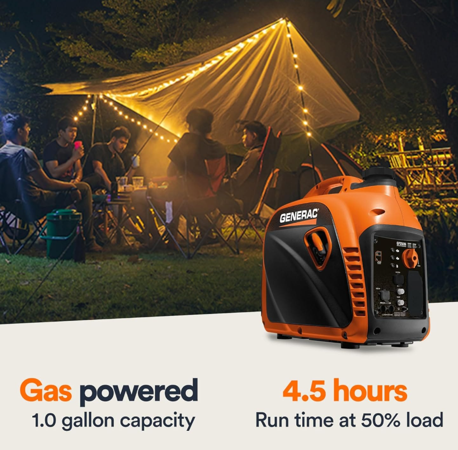 Generac GP2500i-2 Inverter Generator with COSense