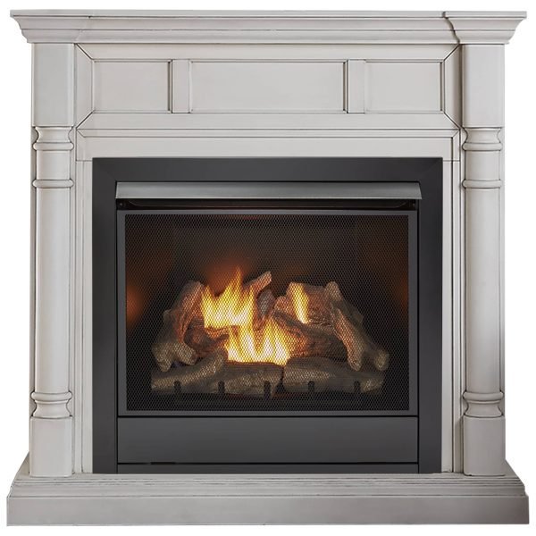 Duluth Forge FDI32R-M-AW Dual Fuel Ventless Fireplace 32000 BTU