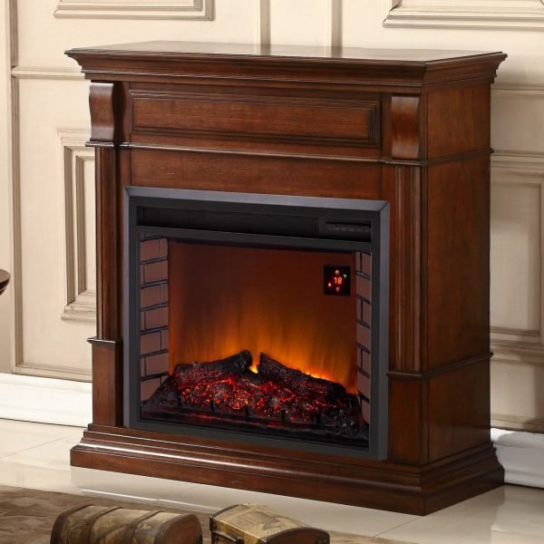 Duluth Forge EL1350-4-AS Electric Fireplace Apple Spice