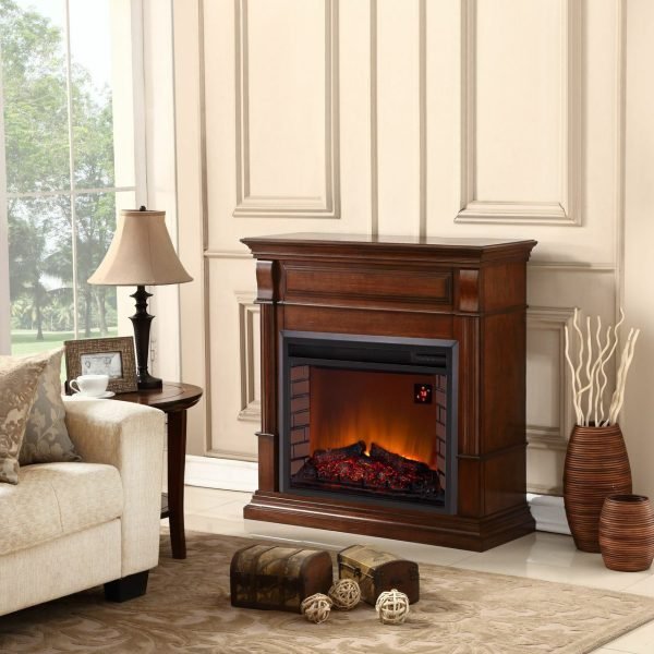 Duluth Forge EL1350-4-AS Electric Fireplace Apple Spice