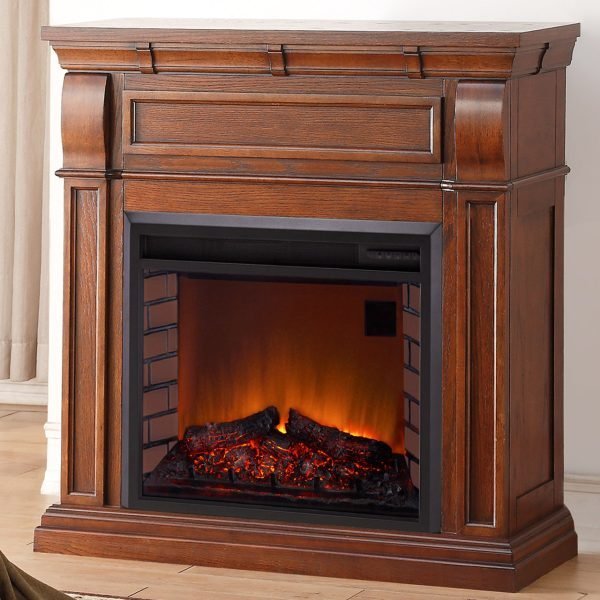 Duluth Forge EL1350-2-AC Full Size Electric Fireplace Auburn Cherry 54.4kg