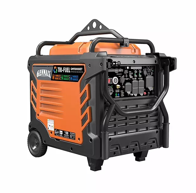 Genmax 11000W Tri-Fuel Portable Inverter Generator