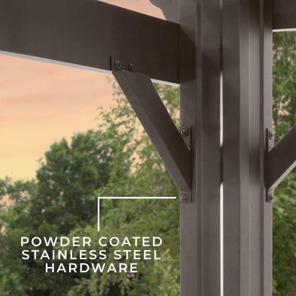 Ashford Traditional Steel Pergola 4.3m x 3.7m