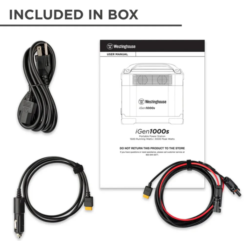Westinghouse iGen1000S Portable Power Station 10.9kg