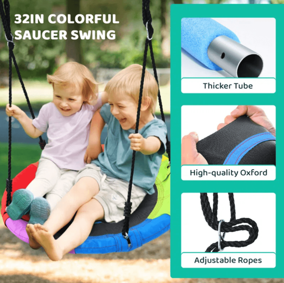 Heavy-Duty Outdoor Porch Swing Set 15437 2.9m