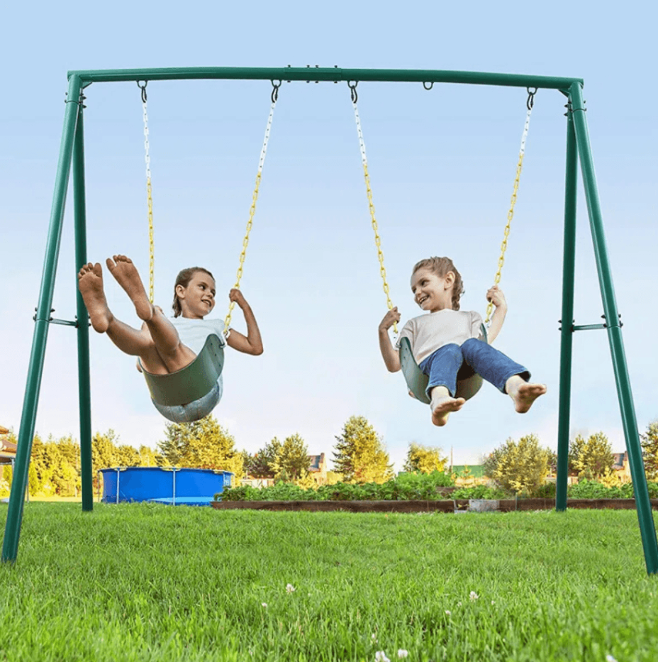 Heavy Duty A-Frame Metal Swing Frame 199.6kg