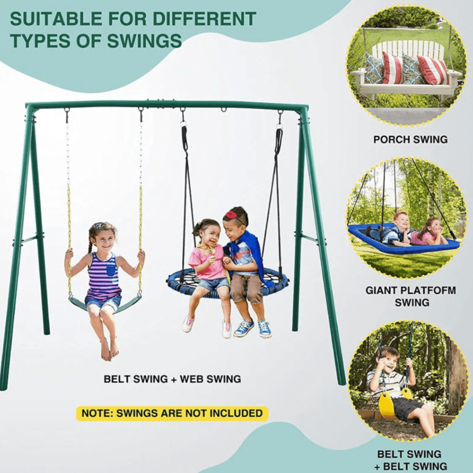 Heavy Duty A-Frame Metal Swing Frame 199.6kg