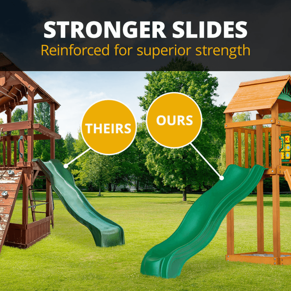 Outing III Wooden Outdoor Playground Playset