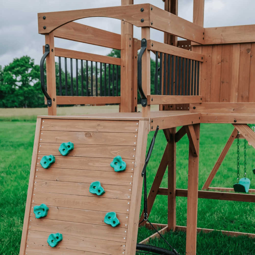 Sterling Point Wooden Outdoor Swing Set Playset