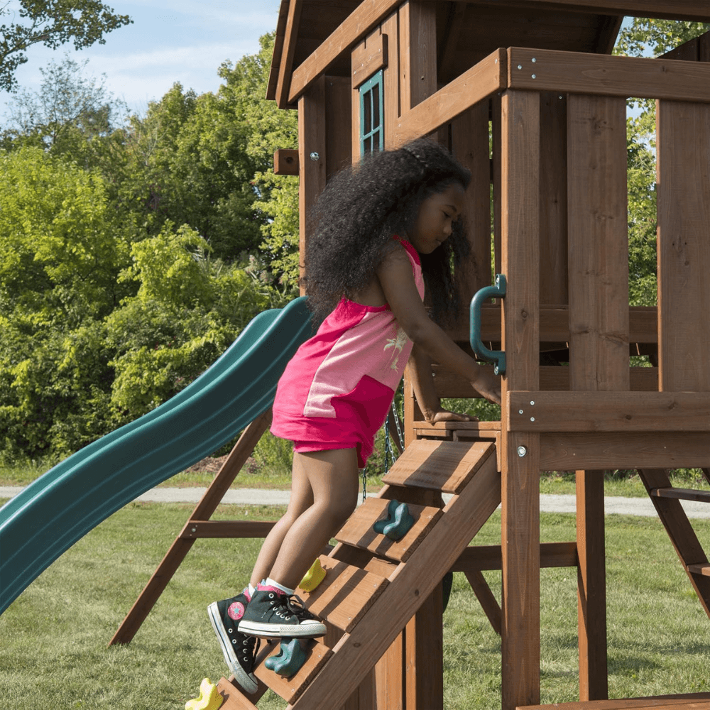 Knightsbridge Plus Complete Wooden Outdoor Playset