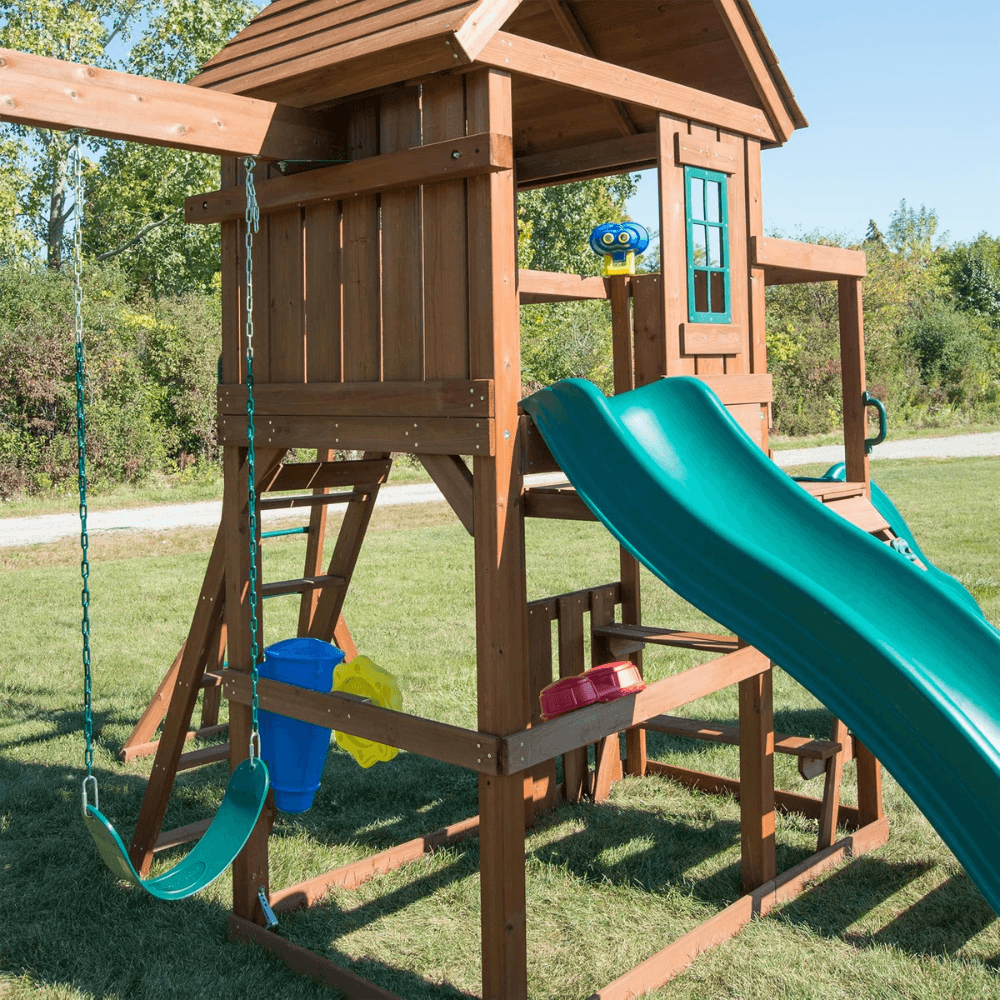 Knightsbridge Plus Complete Wooden Outdoor Playset